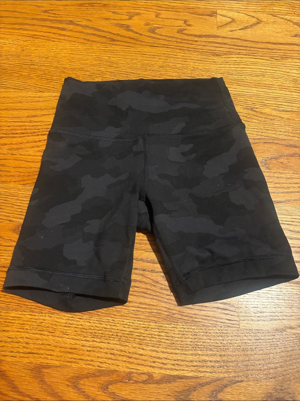 lululemon athletica Black Camo Athletic Shorts
